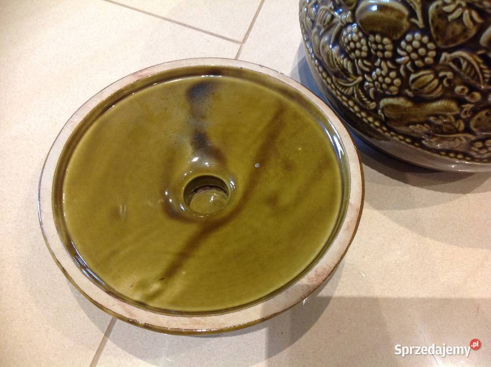 Garnek Ceramiczny Rumtopf z Pokrywką