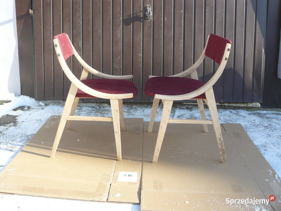 Stare krzesła skoczki proj J Kędziorek małopolskie Nowy Sącz