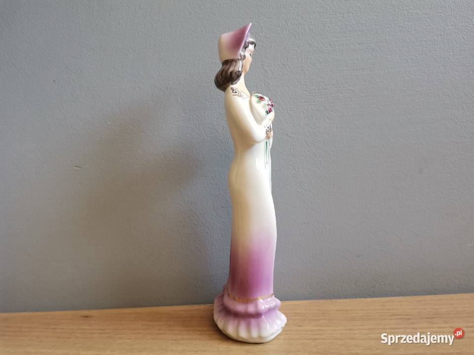 Stara figurka porcelanowa Dama z Kwiatami Antyki, Sztuka, Kolekcje Katowice sprzedam