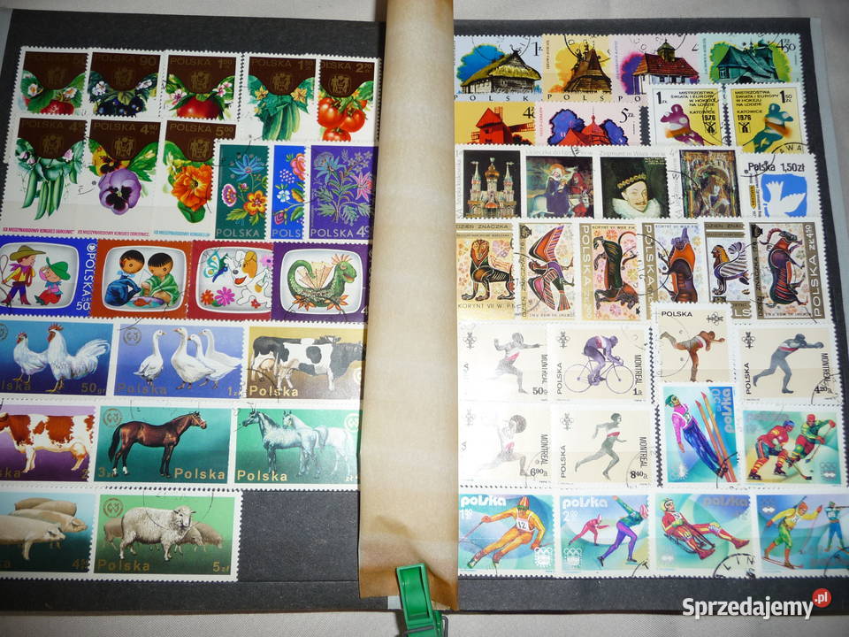 Klaser album polskich znaczków Bukowno