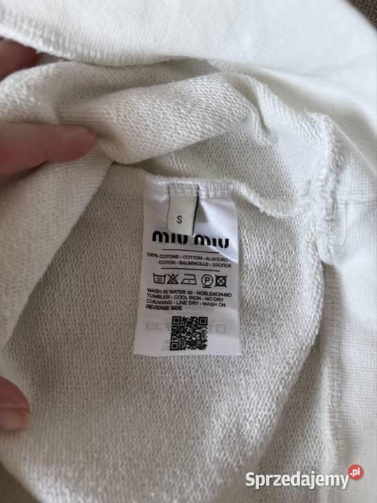 Bluza miu miu małopolskie