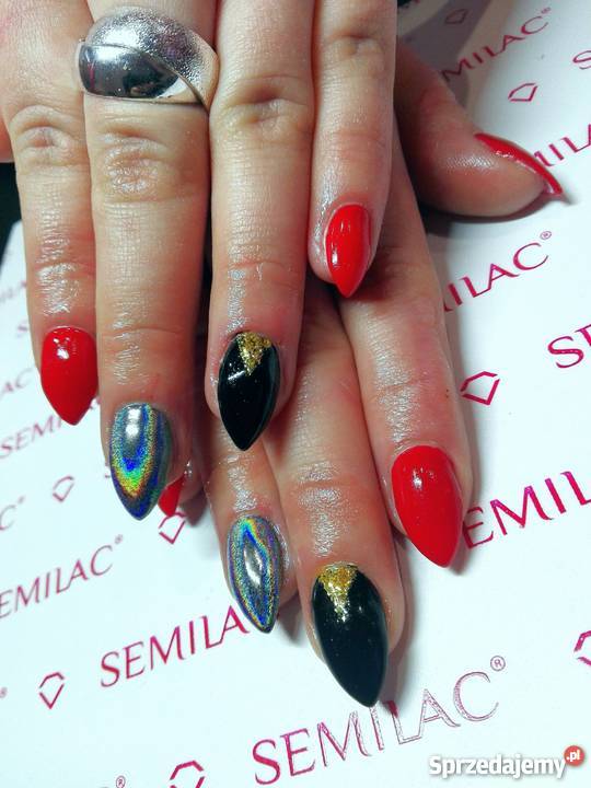 Paznokcie hybrydowe manicure przedłużenie żelowe Radom