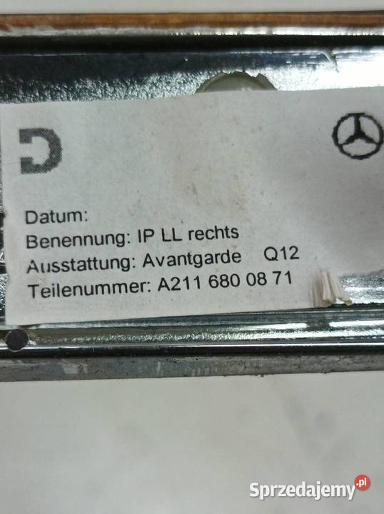 DEKOR LISTWA OZDOBNA DESKI EUROPA A2116800871 sprzedam
