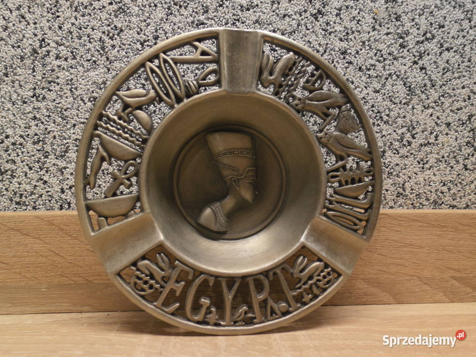 Cynowa popielniczka Raszków sprzedam