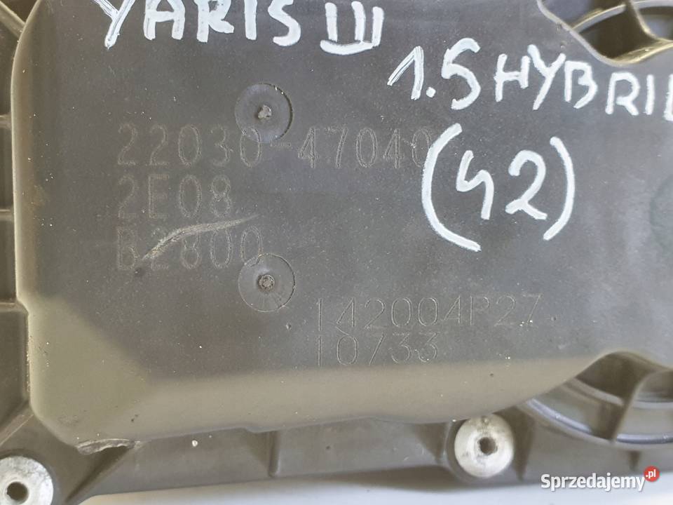 Toyota Yaris III 15 VVTi 2 PRZEPUSTNICA osobowe Silniki i osprzęt Janów