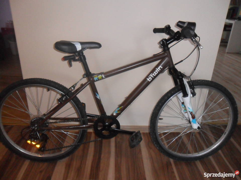 2 rowery górskie bliźniaków BTWIN JUNIOR 24 kask Górskie, MTB Gliwice