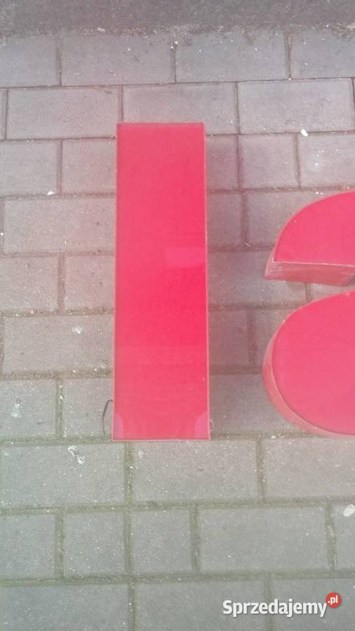 Litery przestrzenne szyld podświetlany