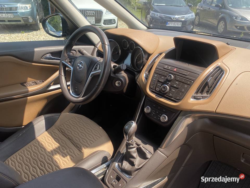 Opel Zafira 7 osobowy skórzana tapicerka