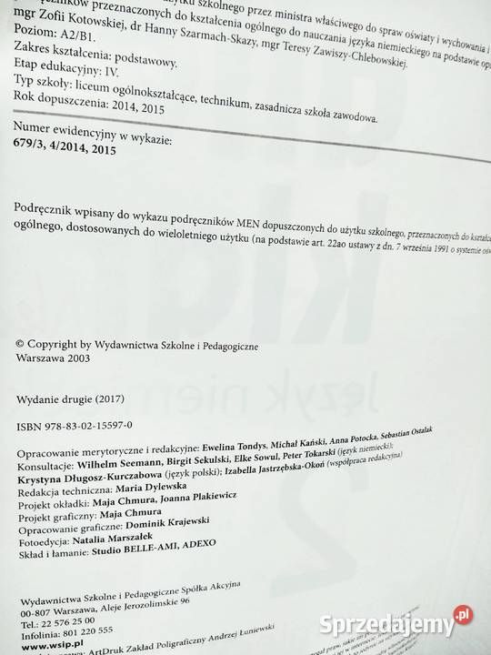 alles klar 2 podręcznik niemiecki kursy językowe mazowieckie Warszawa