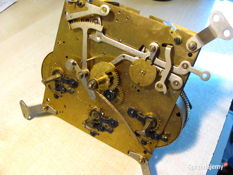 Mechanizm zegara kominkowego werk nakręcany łódzkie Łódź sprzedam