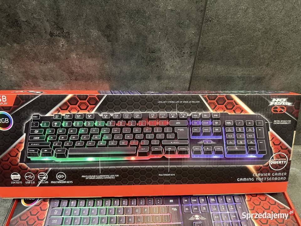 Klawiatura gamingowa podświetlana Klawiatury i myszy kujawsko-pomorskie Toruń