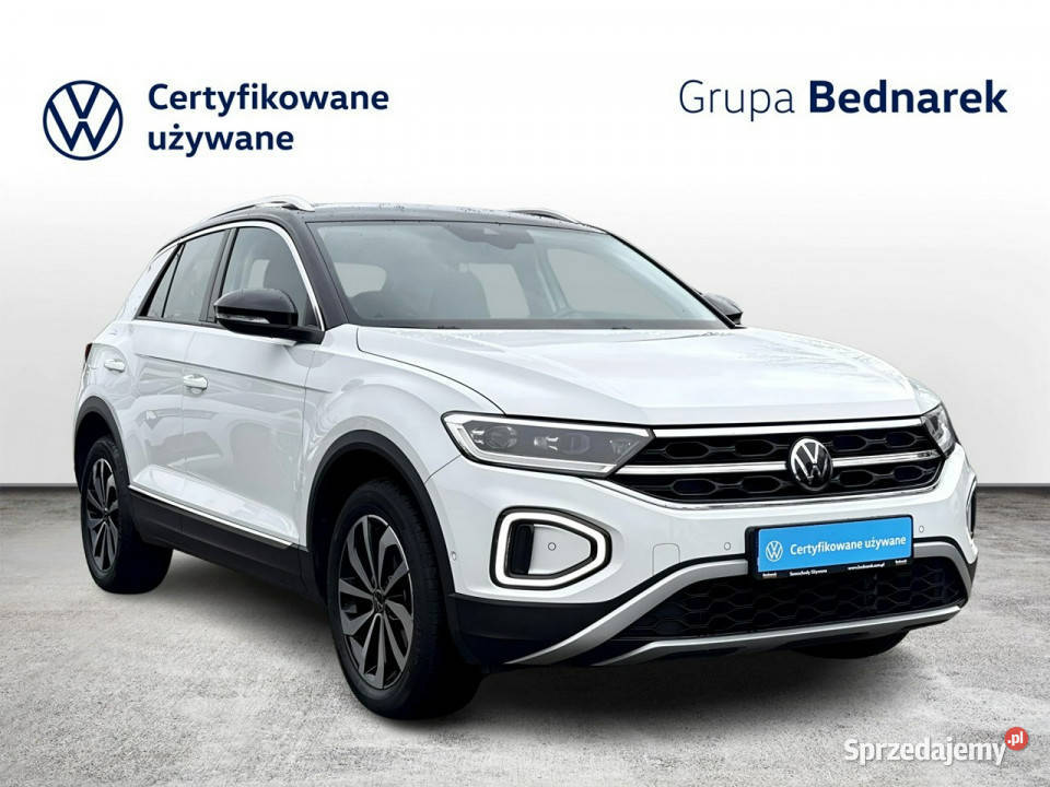 Volkswagen TRoc Bezwypadkowy Salon Polska Serwis światła do jazdy dziennej Łódź