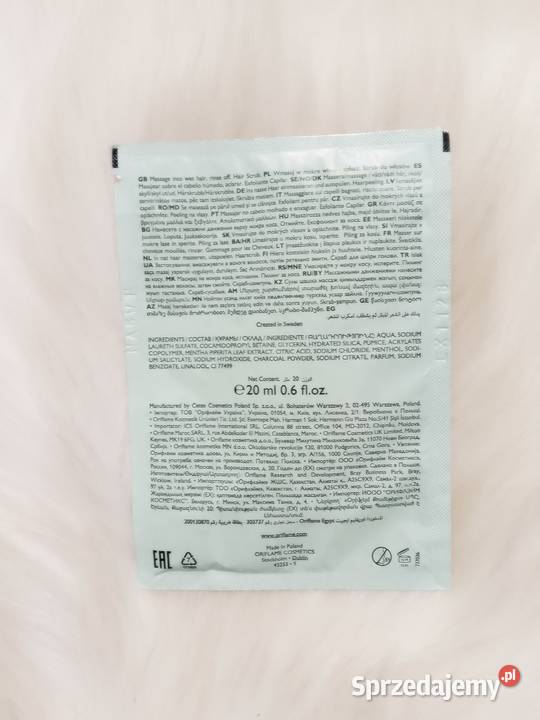 Oczyszczający scrub do skóry głowy Love Nature z Kosmetyki Olkusz sprzedam