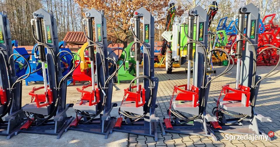 Łuparka pionowa hydrauliczna łupak świder