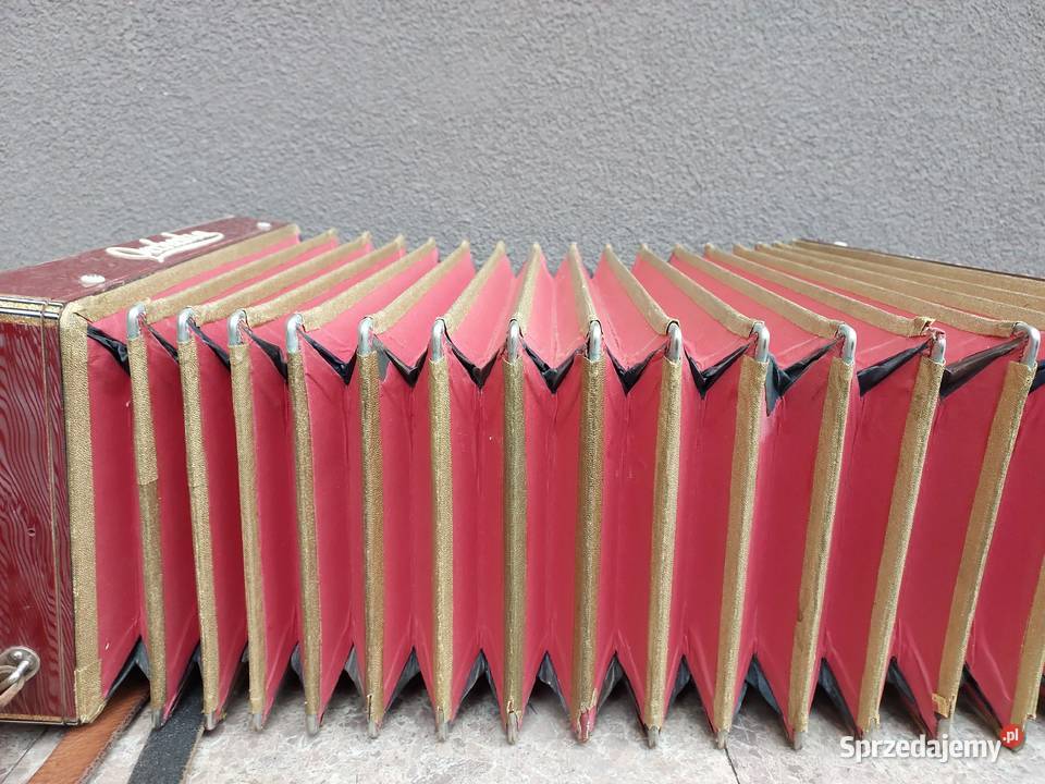 Stary akordeon guzikowy Orchestra heligonka do pomorskie