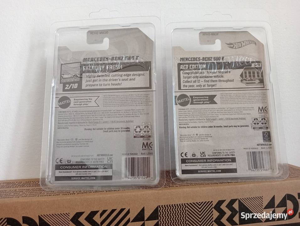 Hot Wheels 2 X MercedesBenz 500 E protektor Jaworzno