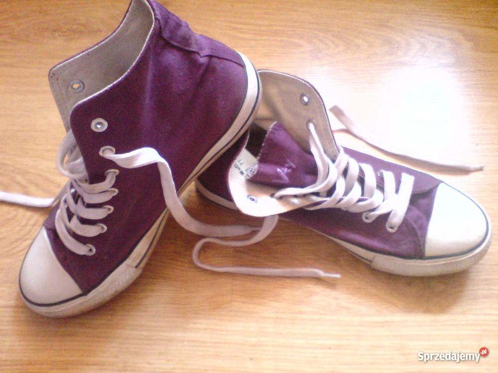 Fioletowe trampki DEICHAMNN Vty 39 tkanina Brzeg Dolny