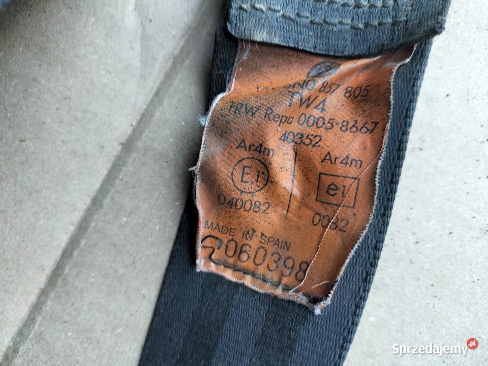 POLO 6N 6N2 ZAPINKA PASA PAS BEZPIECZEŃSTWA LEWY lubelskie Kamień-Kolonia
