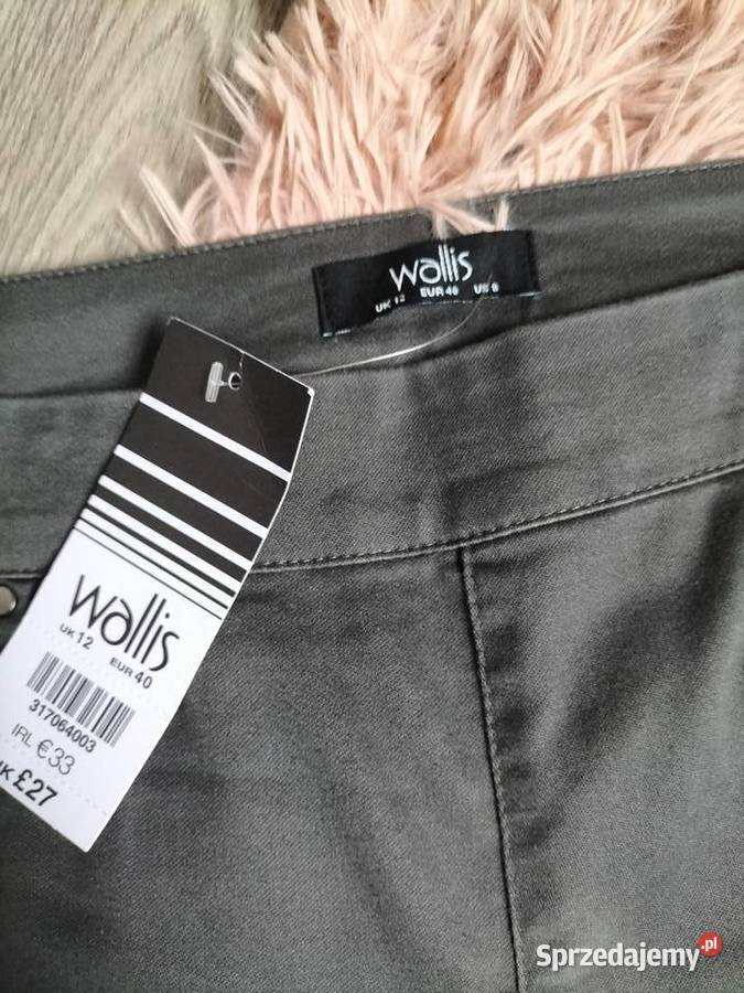 Wallis NOWE spodnie damskie szare eleganckie r sprzedam