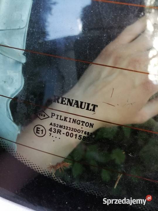 Renault Clio klapa tyl szyba 2007 śląskie Tarnowskie Góry sprzedam