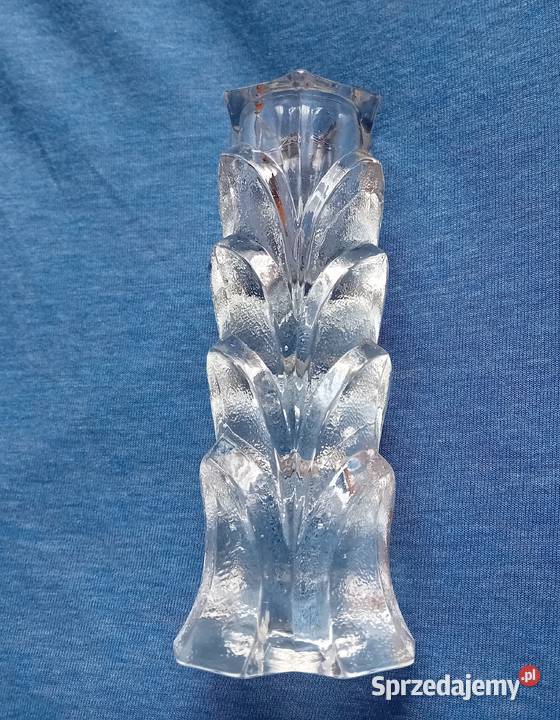 Świecznik Capella Orrefors Szwecja Autor Porcelana i szkło wielkopolskie Koźminek