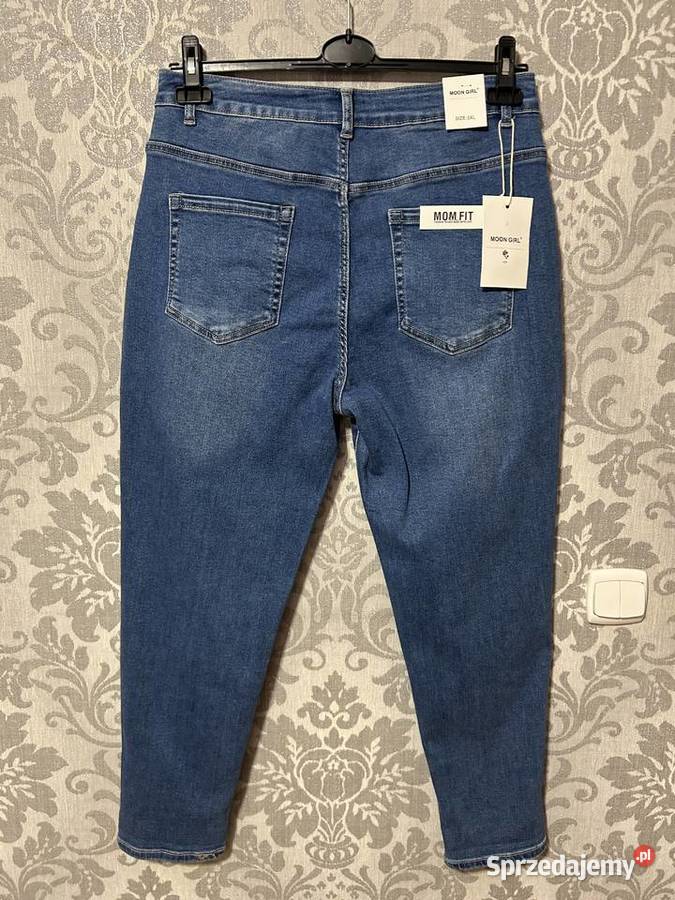 Niebieskie dżinsy Mom Fit 3XL Moon Girl Warszawa
