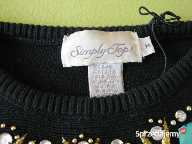 Sweterek bluzka wyszywana Inny wzór Myszków