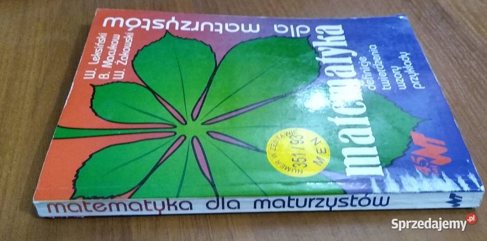 Matematyka maturzystów definicje twierdzenia Gdańsk