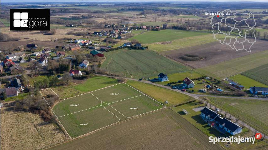 sprzedaży gruntu Gołańcz Pomorska 1734m2 sprzedam