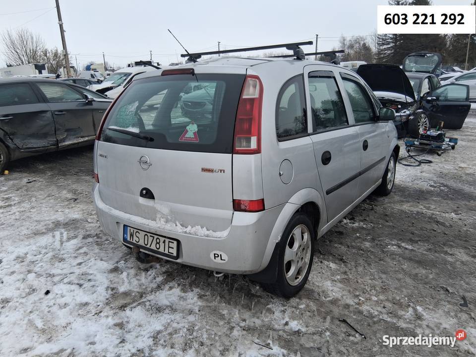 Opel MERIVA 2003 17 CDTI uszkodzony Ogrodzieniec