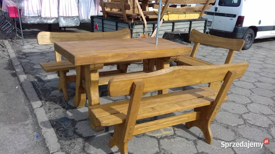 Nowe meble ogrodowe drewno mazowieckie Warszawa