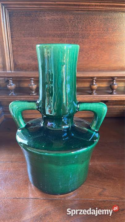 Wazon Zielony Ceramika Amfora Gdańsk