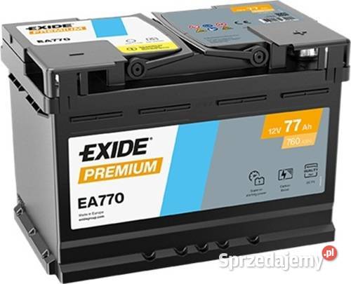 Akumulator 77Ah 760A Exide Premium P świętokrzyskie