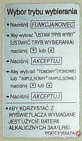 Telefon stacjonarny Panasonic KXTSC11PDW Gliwice sprzedam