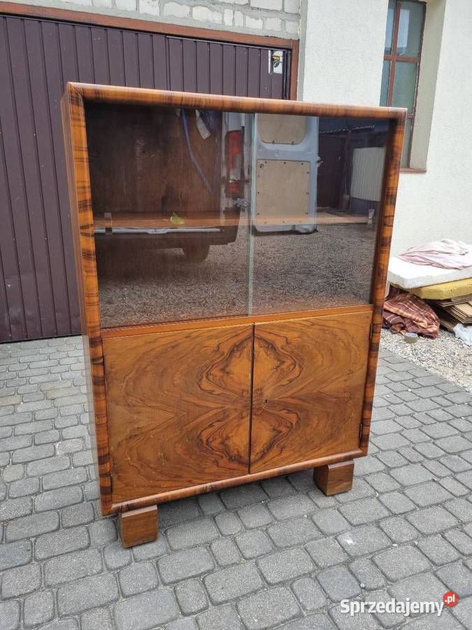 Nieduża Witryna Art Deco antyk vintage