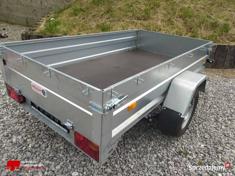 Spawana przyczepa lekka Fracht wym 210x125 towarowe