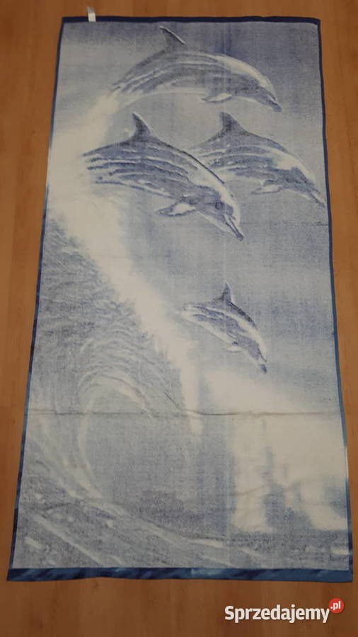 Ręcznik o wym 73 x 145 delfiny Rybnik