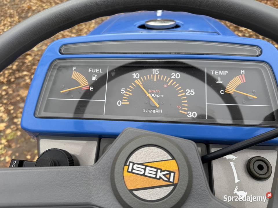 Japoński traktorek iseki sial 3 diesel 4x4 z warmińsko-mazurskie Olecko