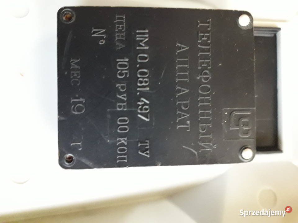 Aparat telefoniczny analogowy z klawiaturą z małopolskie Kraków