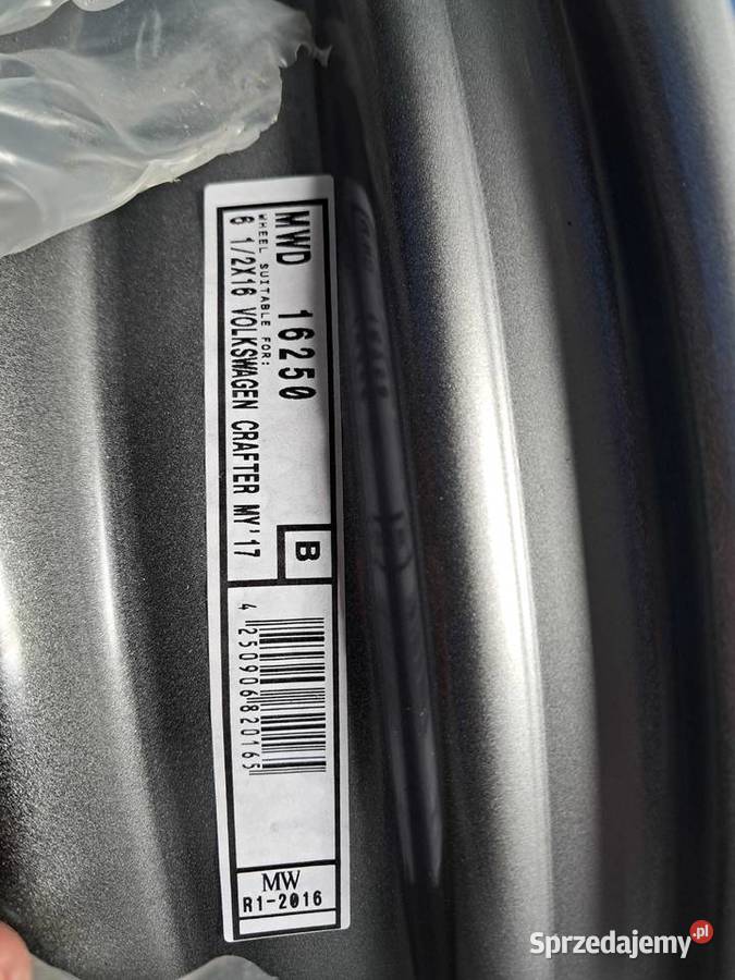 Felga stalowa vw crafter 65x16 5x120 ET60 Samochodowe Częstochowa