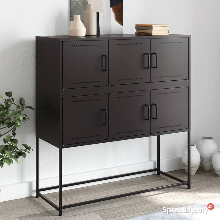 Szafka czarna 1005x39x107 stal WM846596 Warszawa