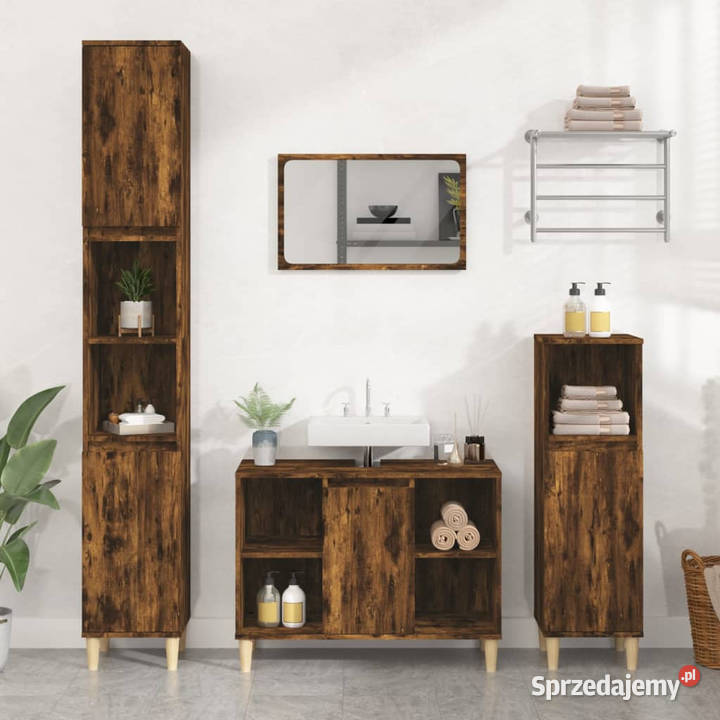 Szafka pod umywalkę przydymiony dąb 80x33x60 Warszawa