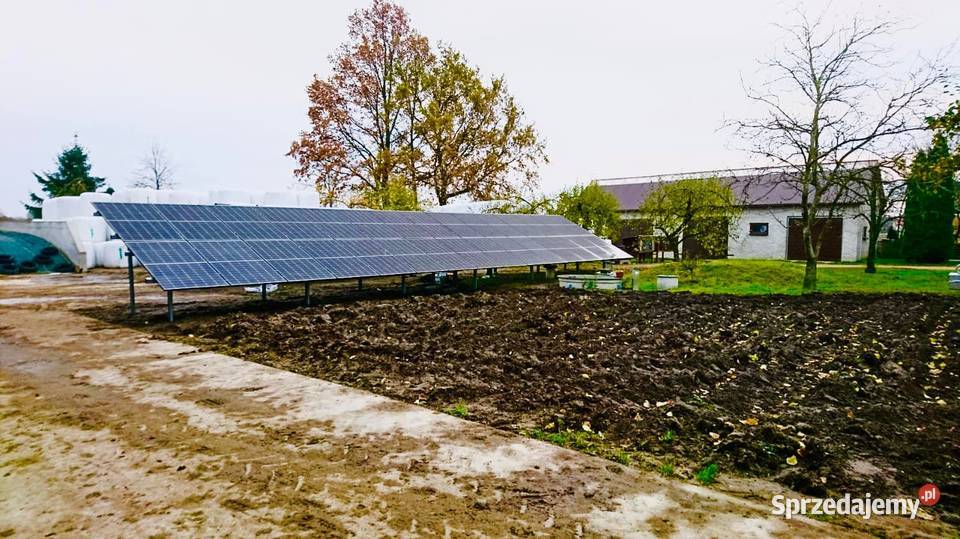 Fotowoltaika grunt 10kW zestaw z montażem Zduńska Wola