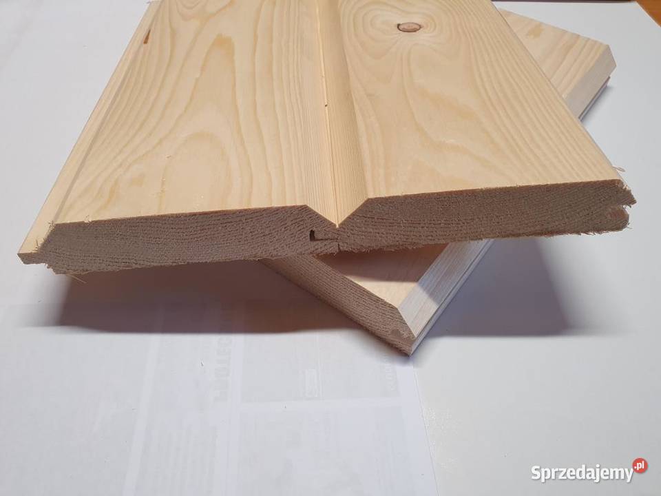 Deska elewacyjna płaska półbal pióro wpust podkarpackie