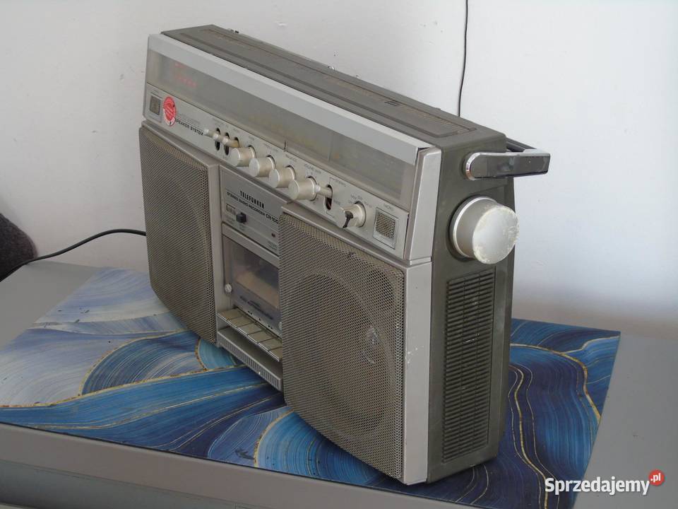 Radio magnetofon Telefunken CR100 Vinage DOSTAWA Elektronika Jasło