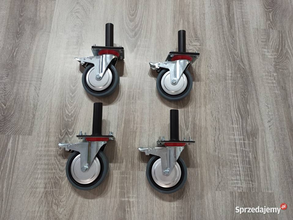 Kółka ze wspornikami zestaw do rusztowania