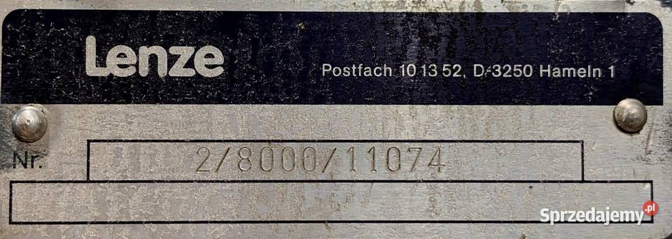 motoreduktor przekładnia 15kW 25obr Lenze