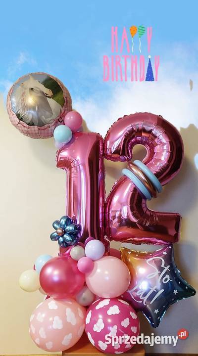 Balony urodzinowe dekoracje z balonów bukiety Pozostałe usługi Łódź