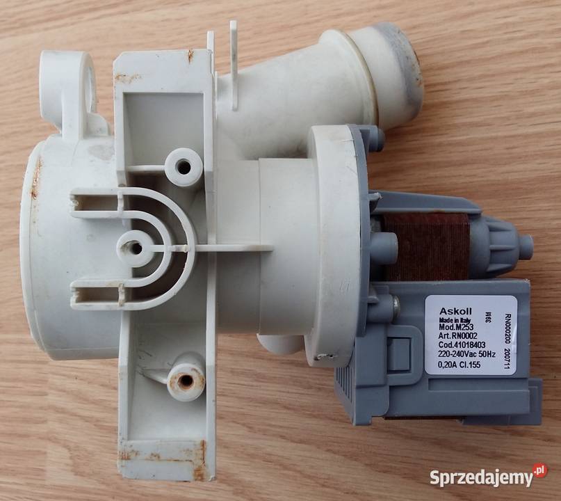 Pompa spustowa odpływowa do pralki HOOVER Gliwice sprzedam