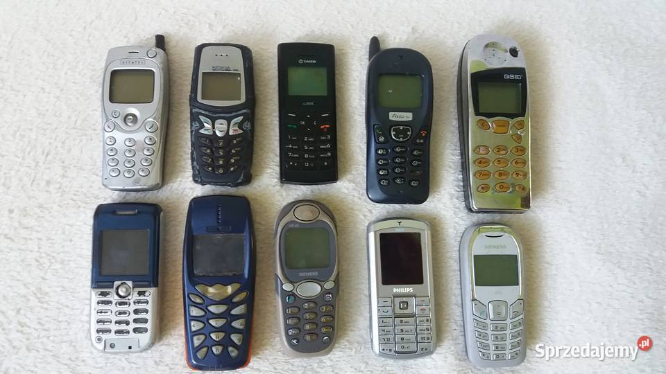 10 Stare telefony Nokia Philips Siemens Płońsk sprzedam